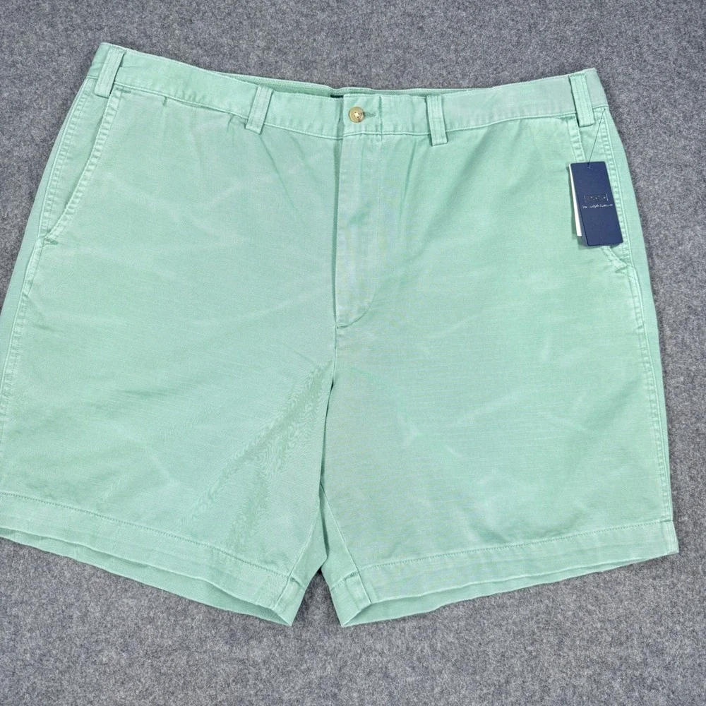Polo Ralph Lauren Salinger Chino Shorts 42  Faded Mint Green Straight Fit NEW